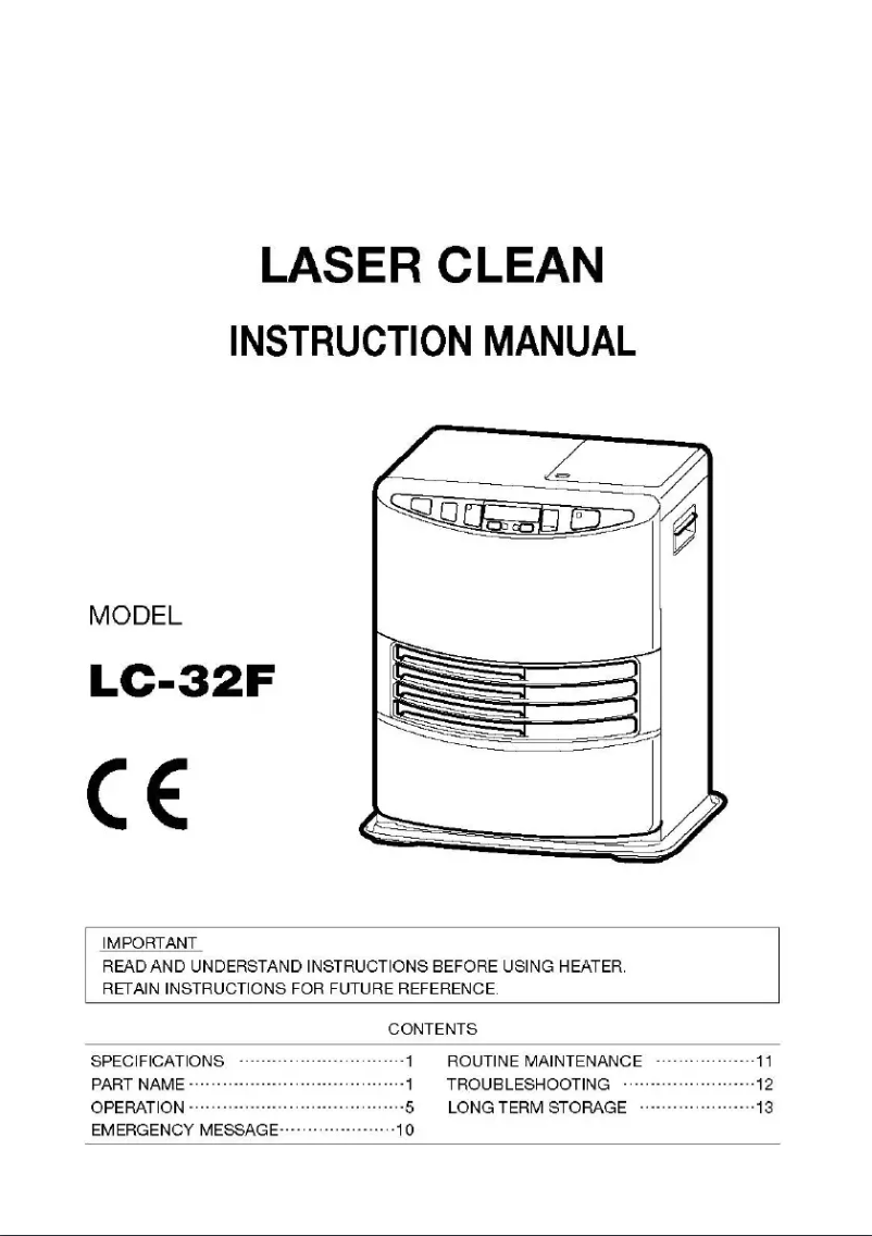 Image de la première page du manuel de l'appareil LC-32F
