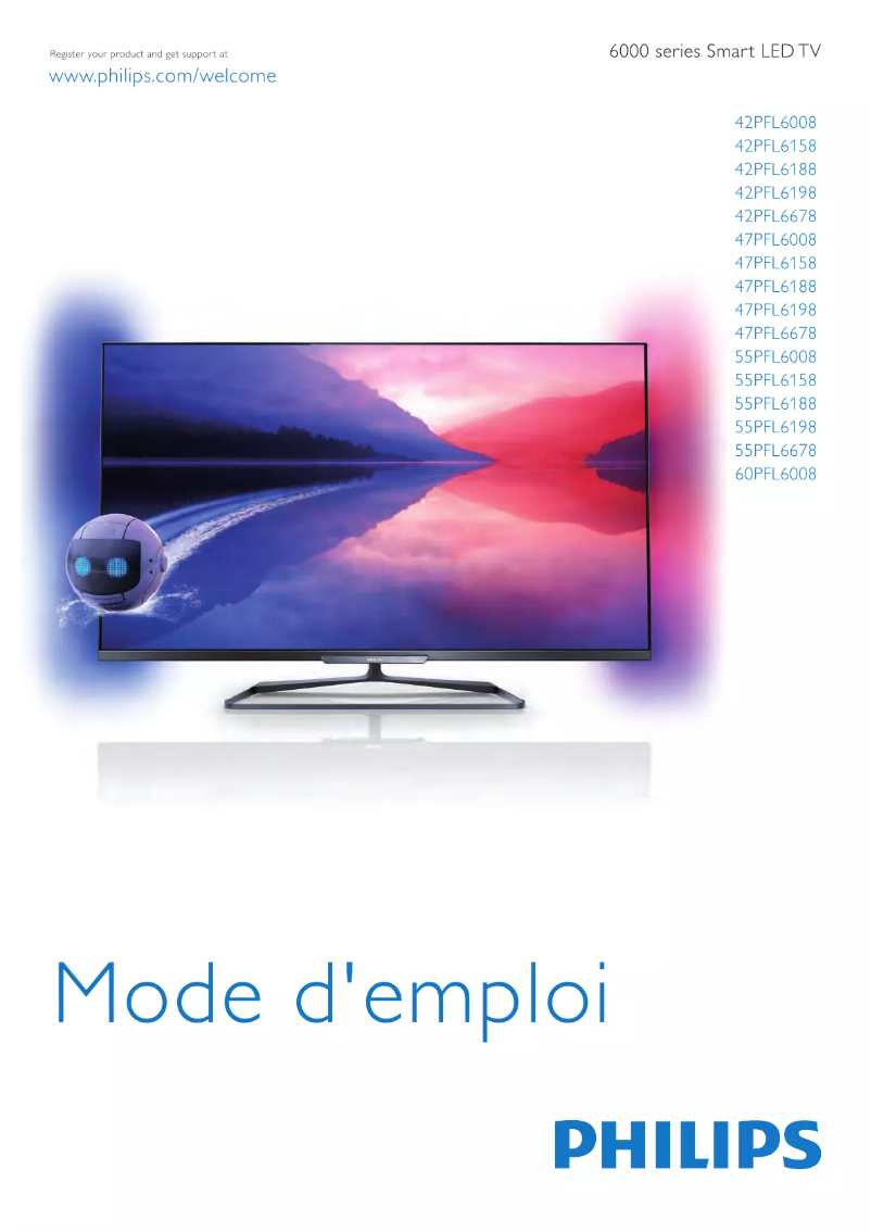 Page n°1 - Manuel utilisateur Philips 42PFL6008K