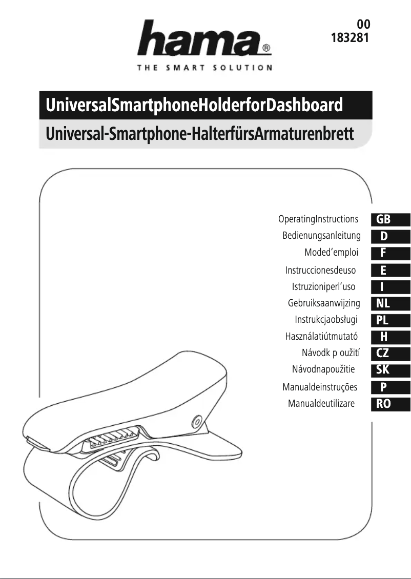 Image de la première page du manuel de l'appareil 00183281