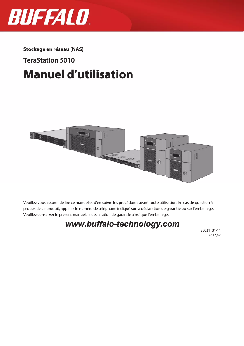 Page n°1 - Manuel utilisateur Buffalo TeraStation 5810DN