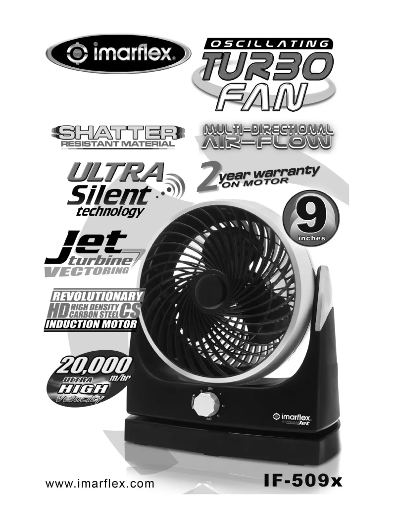 Página 1 del manual Manual de usuario Imarflex IF-509X