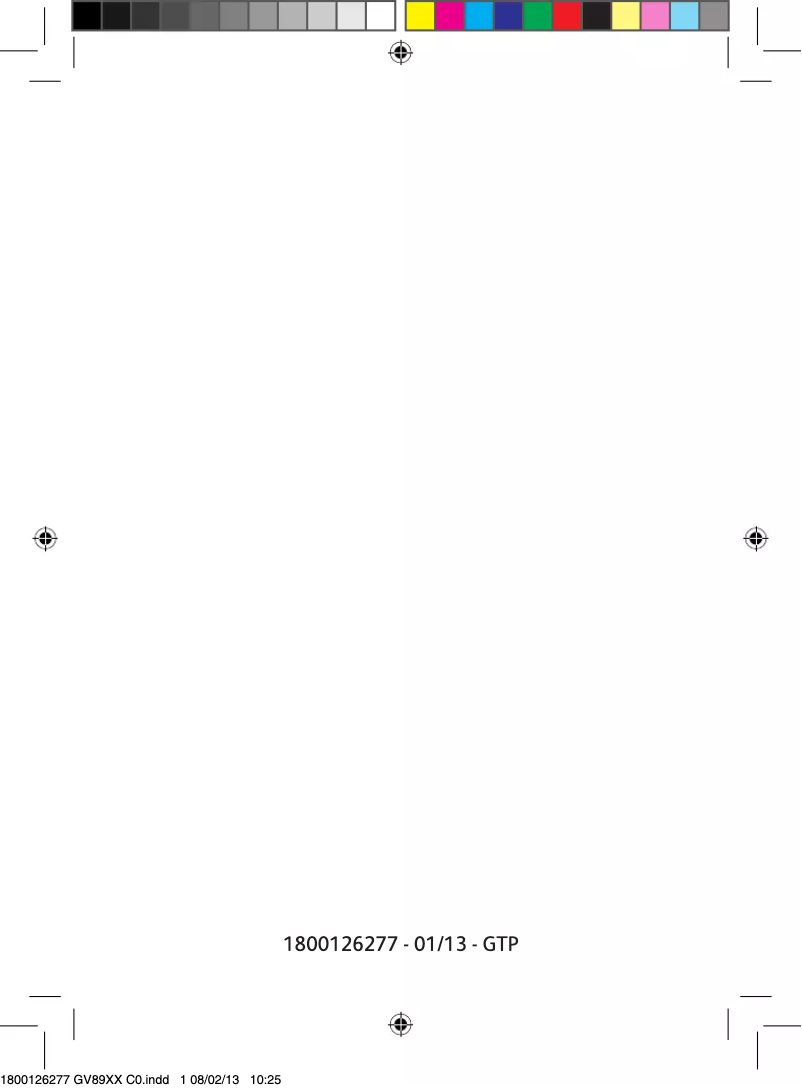 Page 1 de la notice Manuel utilisateur Calor GV8960C0