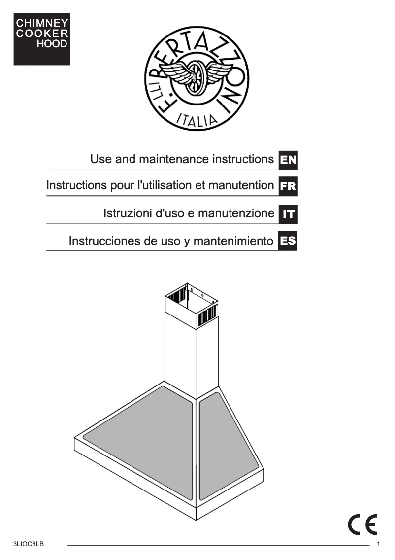Page 1 de la notice Manuel utilisateur Bertazzoni K90 HER NE A