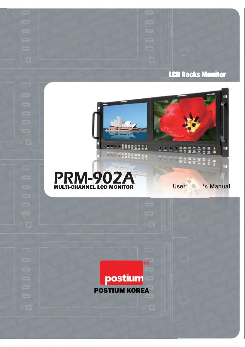 Page n°1 - Manuel utilisateur Postium PRM-902Q