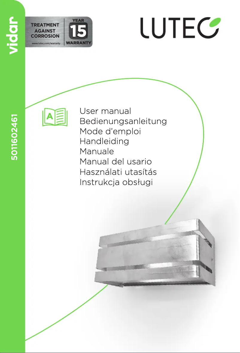 Page n°1 - Manuel utilisateur Lutec Vidar