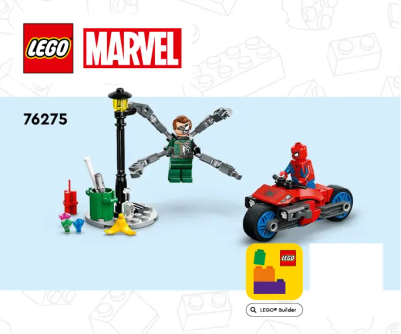 Page 1 de la notice Consignes visuelles Lego Marvel 76275