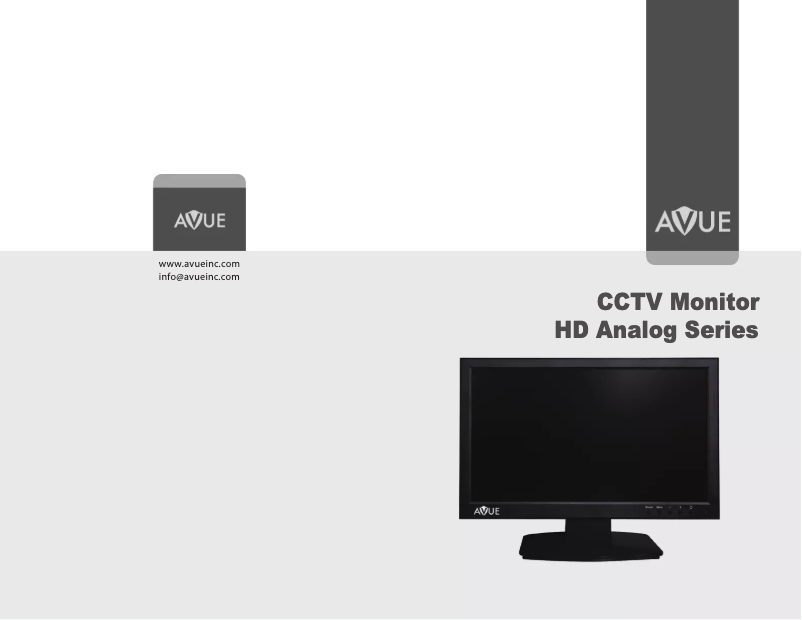 Page n°1 - Manuel utilisateur AVUE AM215HDA