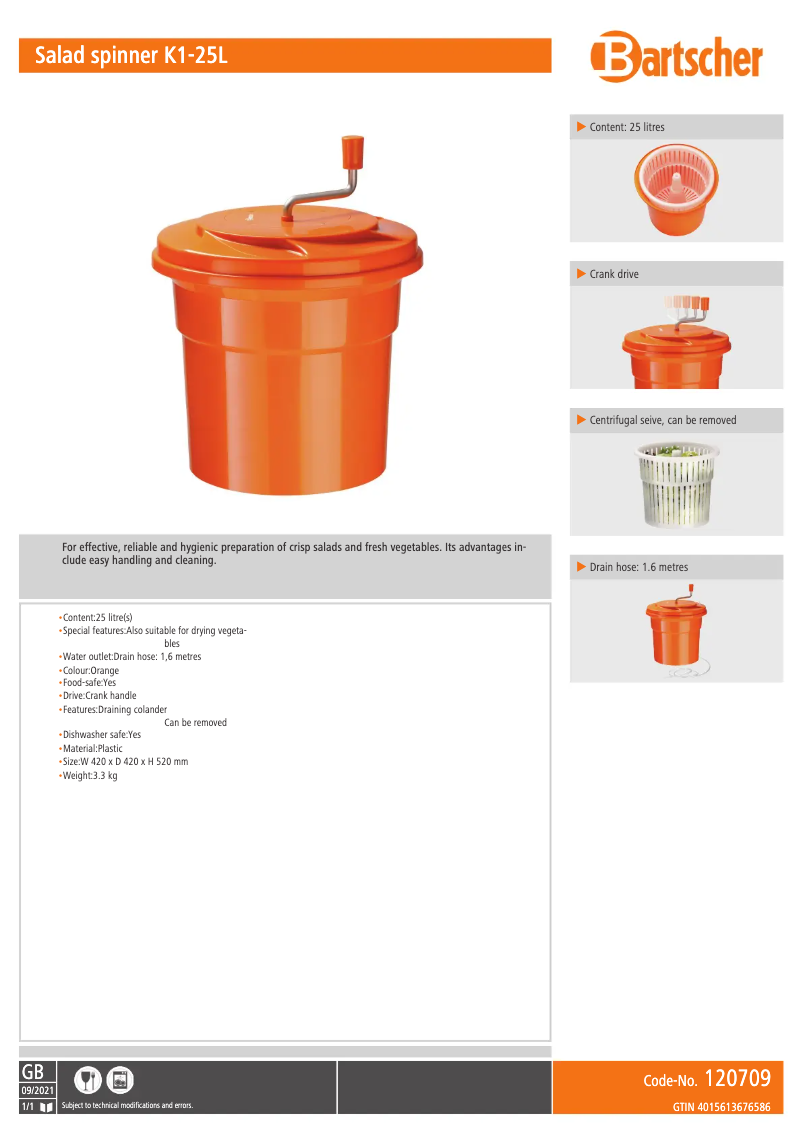 Image de la première page du manuel de l'appareil K1-25L