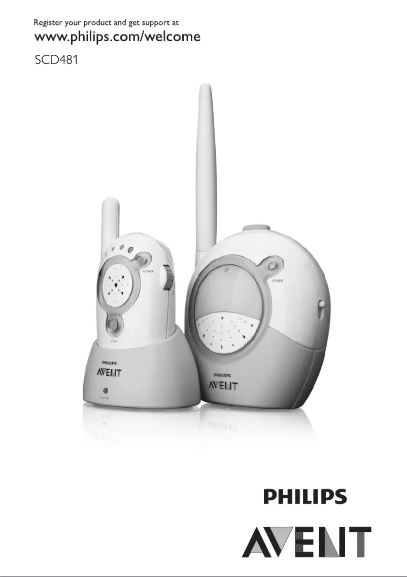 Page n°1 - Manuel utilisateur Philips AVENT SCD481
