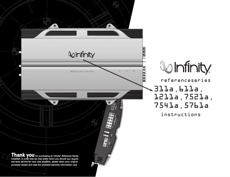 First page image of the manual for Reference 7541a