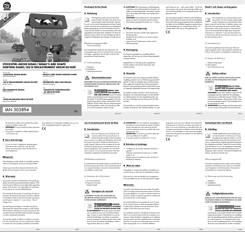 Imagen de la primera página del manual del dispositivo HG04073