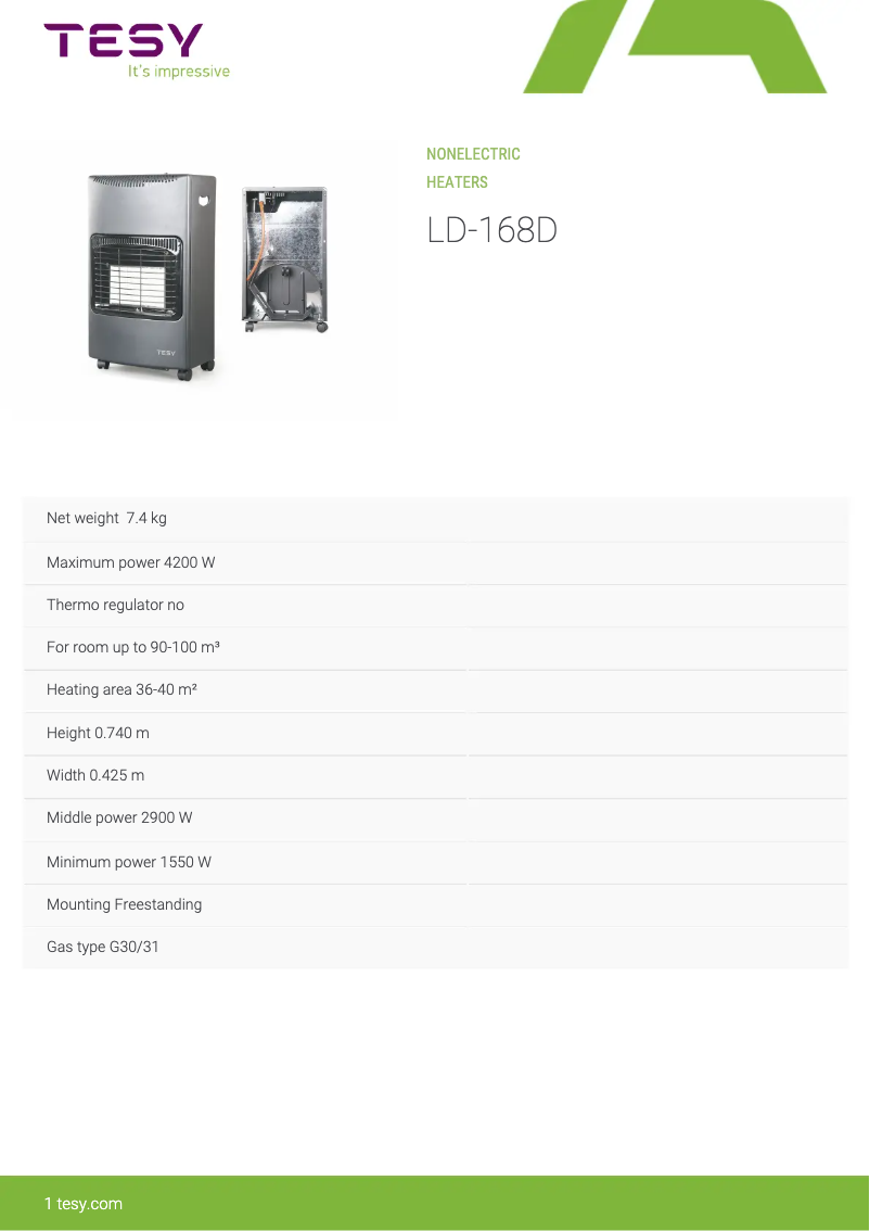 Image de la première page du manuel de l'appareil LD-168D