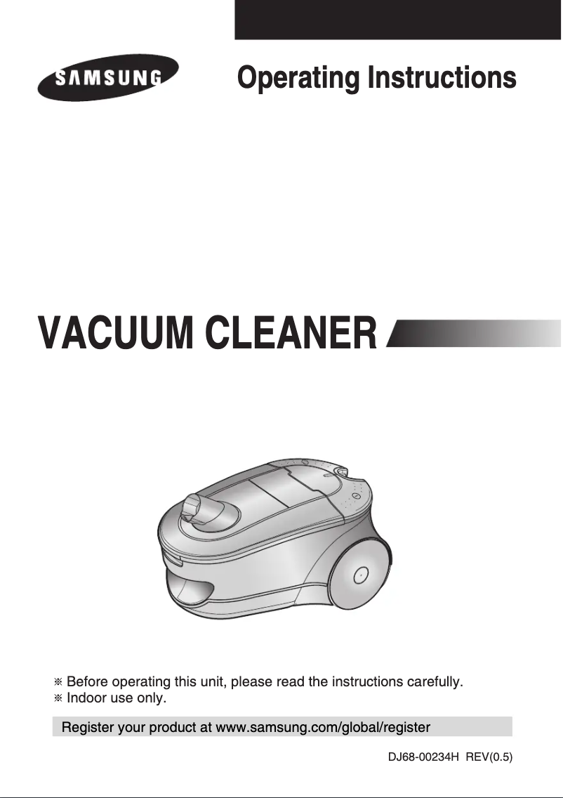 Page n°1 - Manuel utilisateur Samsung SC7890