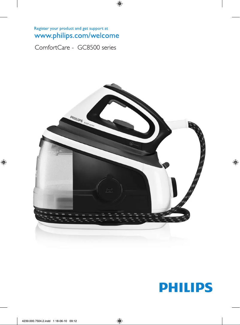 Página 1 del manual Manual de usuario Philips ComfortCare GC8560