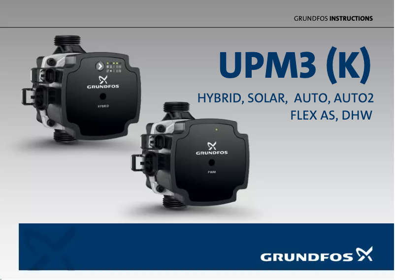 Page n°1 - Manuel utilisateur Grundfos CU 301