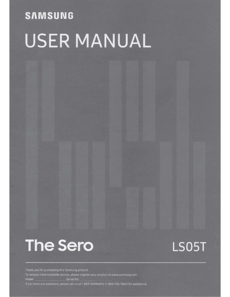 Image de la première page du manuel de l'appareil The Sero QN43LS05T