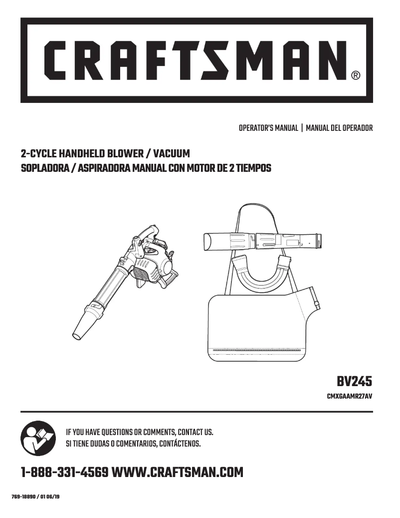 Image de la première page du manuel de l'appareil CMXGAAMR27AV