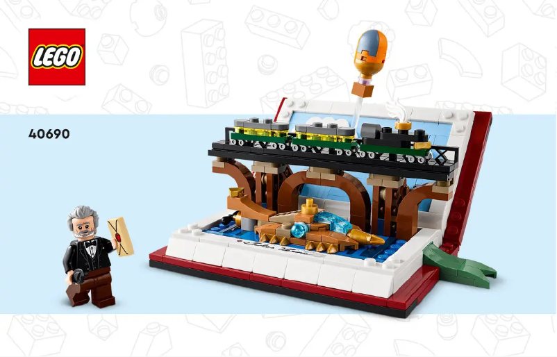 Page 1 de la notice Manuel utilisateur Lego Tribute to Jules Verne's Books 40690