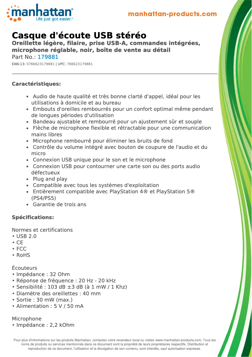 Image de la première page du manuel de l'appareil 179881