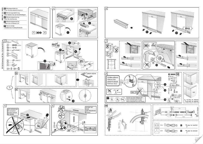 Page n°1 - Manuel utilisateur Bosch SMU69T45SK