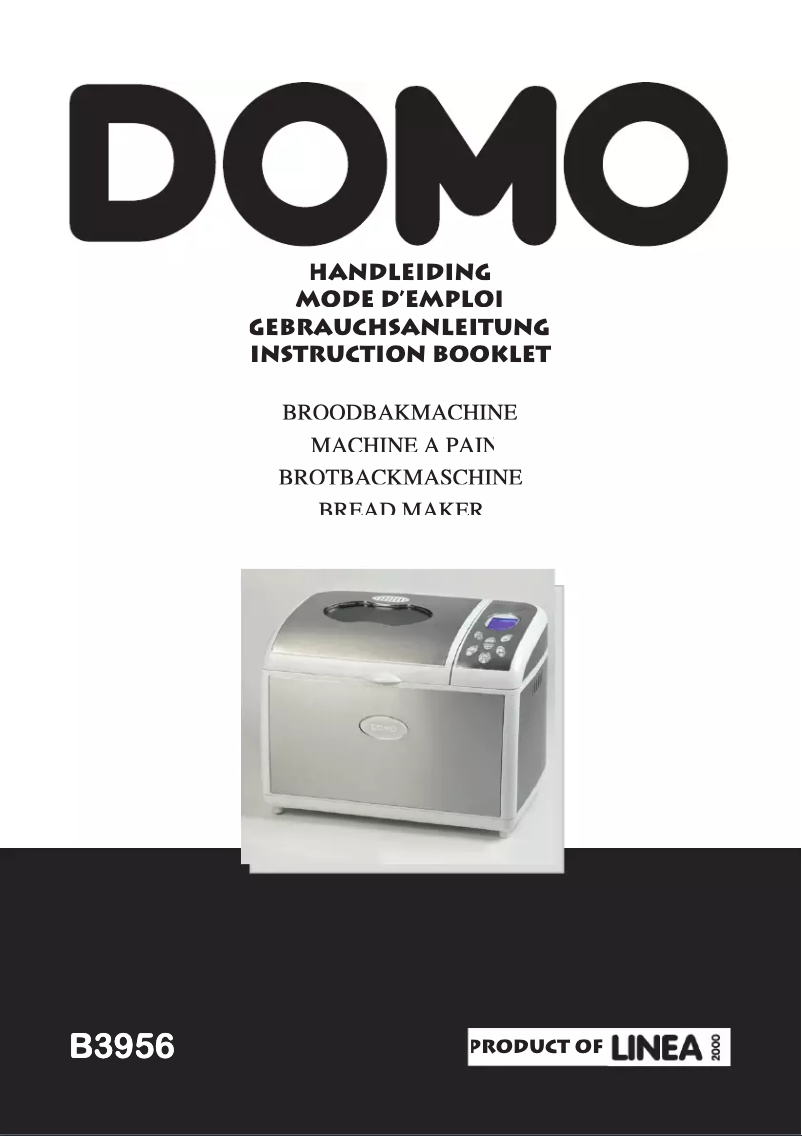 Page 1 de la notice Manuel utilisateur Domo B3956