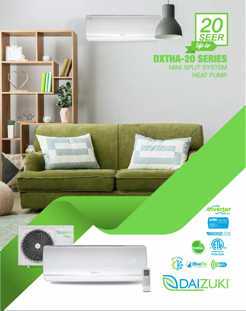 Page 1 de la notice Fiche technique Daizuki DXTH36X426A-17