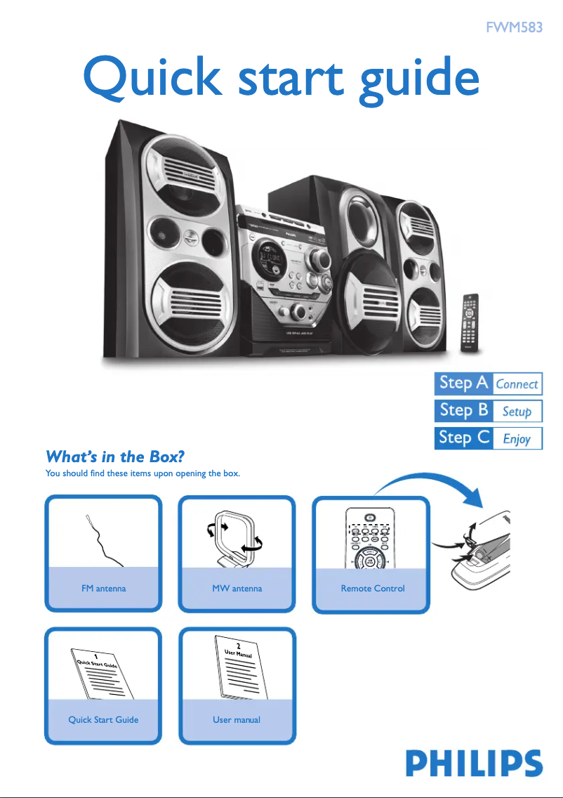 Image de la première page du manuel de l'appareil FWM583