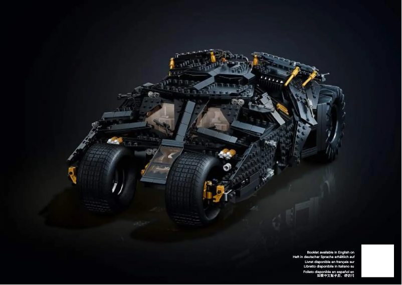 Page 1 de la notice Manuel utilisateur Lego Batman 76240