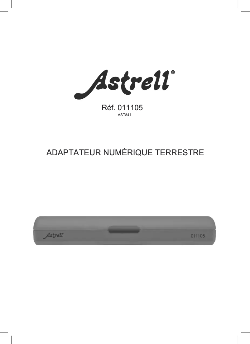 Página 1 del manual Manual de usuario Astrell AST841 011105