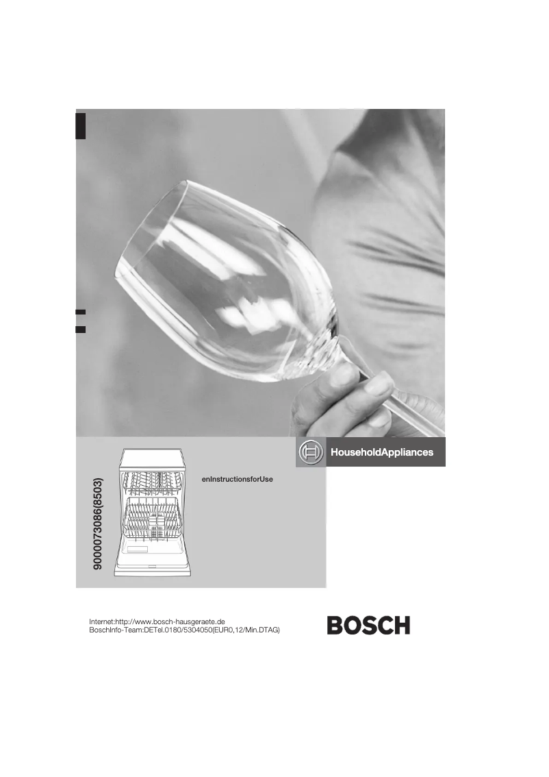 Page n°1 - Manuel utilisateur Bosch SGS09T32EU