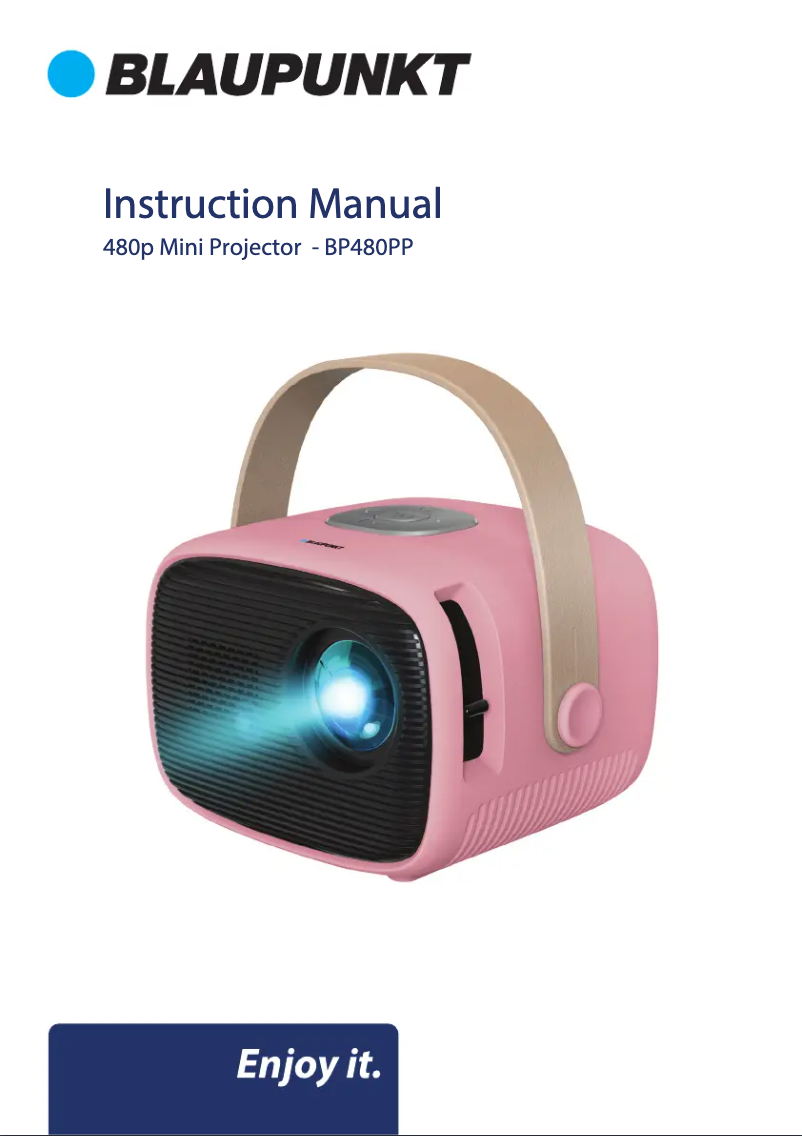 Page n°1 - Manuel utilisateur Blaupunkt BP480PP