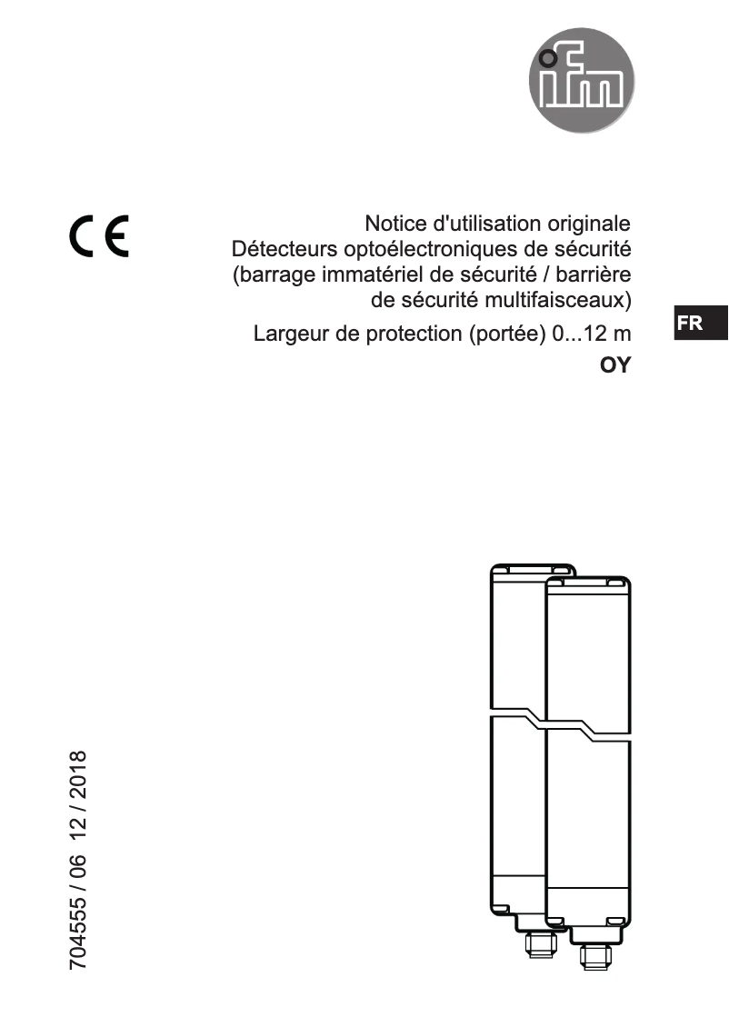 Image de la première page du manuel de l'appareil OY050S