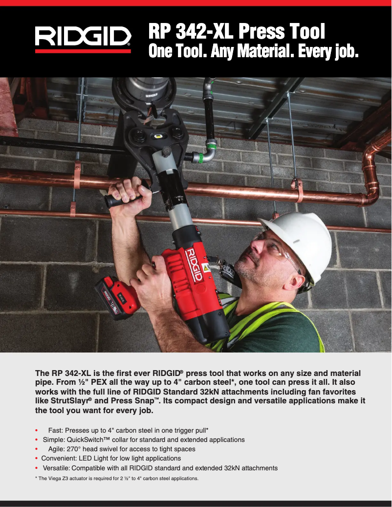 Image de la première page du manuel de l'appareil RP 342-XL