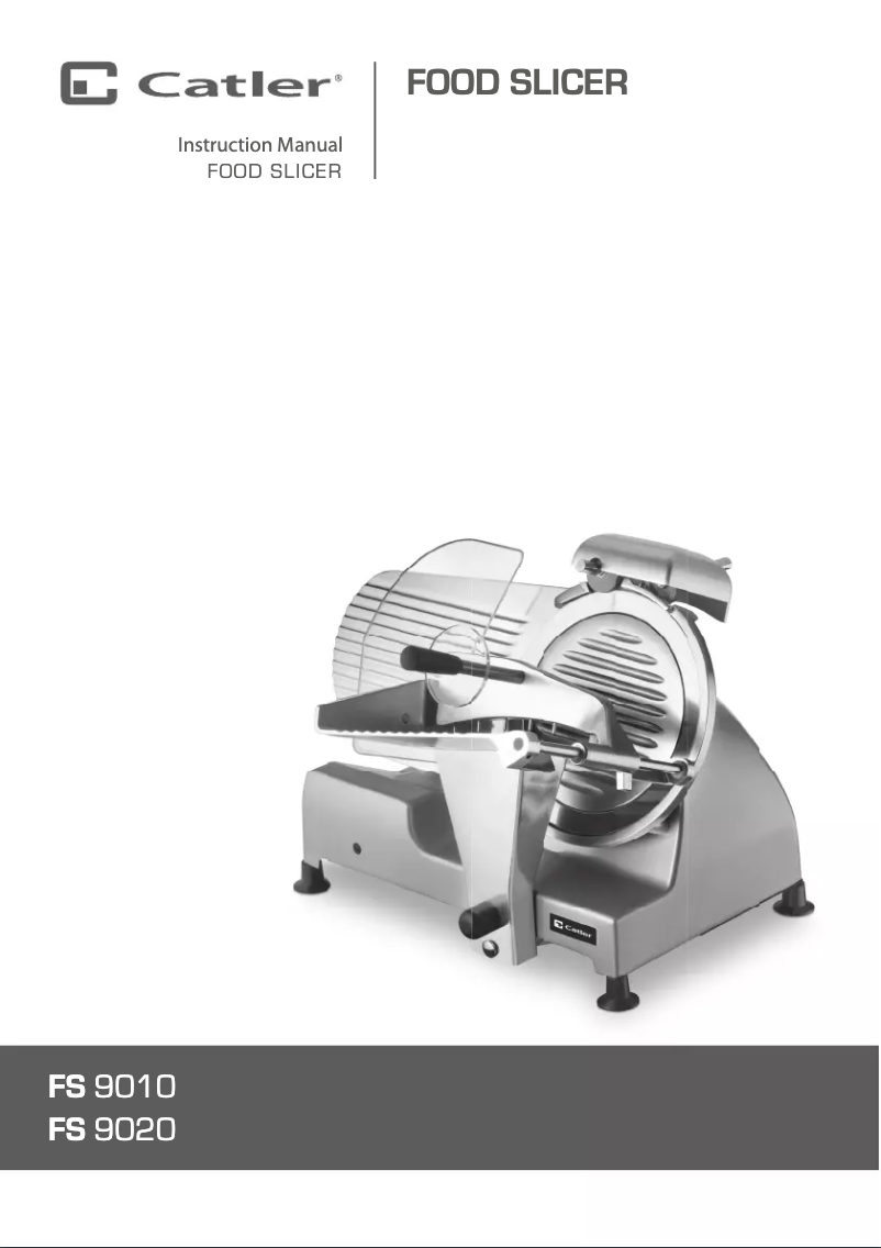 Page n°1 - Manuel utilisateur Catler FS 9020