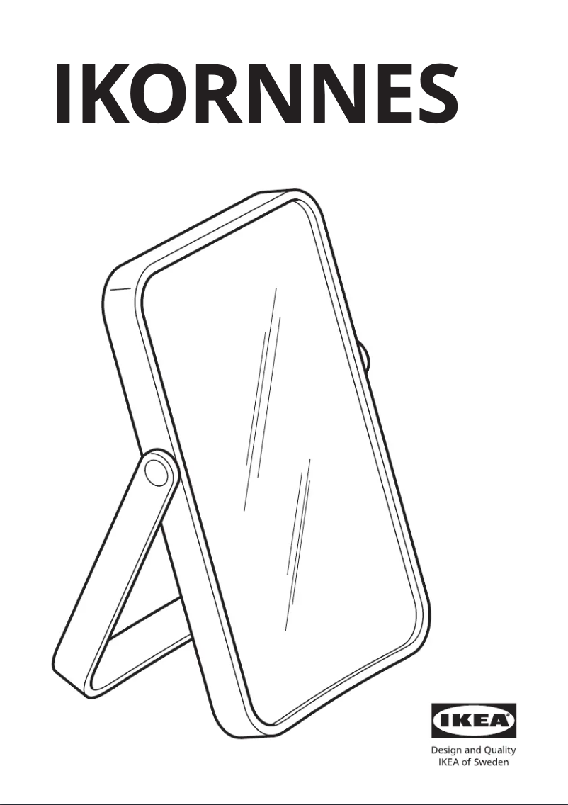 Image de la première page du manuel de l'appareil IKORNNES 003.069.20