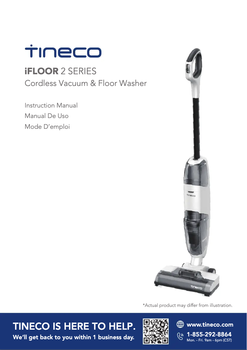 Page n°1 - Manuel utilisateur Tineco iFloor 2