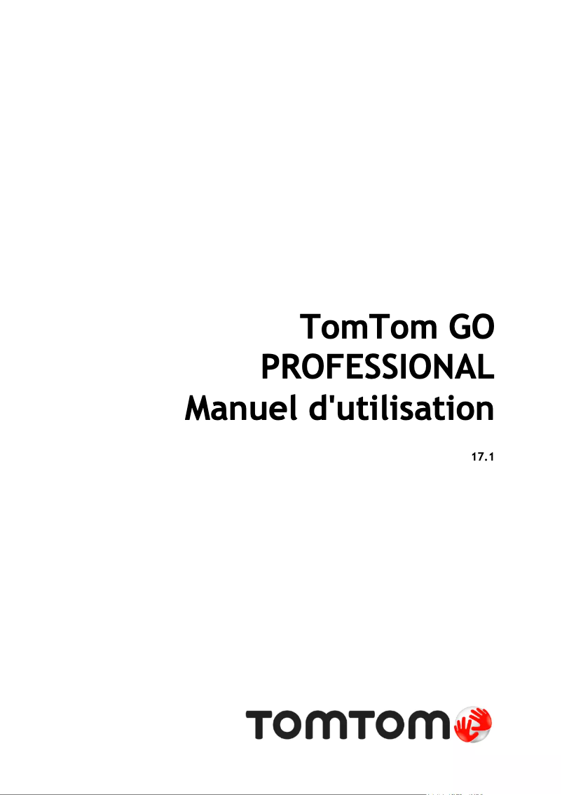 Page n°1 - Manuel utilisateur TomTom Go Professional 520