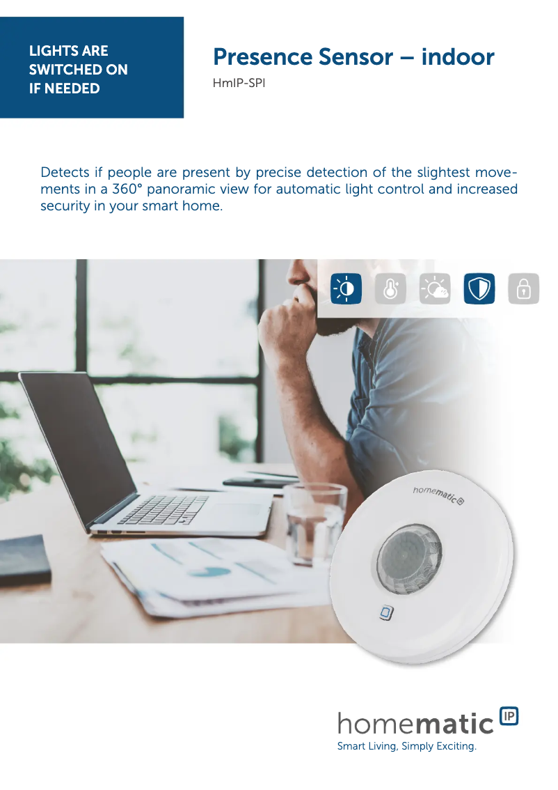 Image de la première page du manuel de l'appareil HmIP-SPI