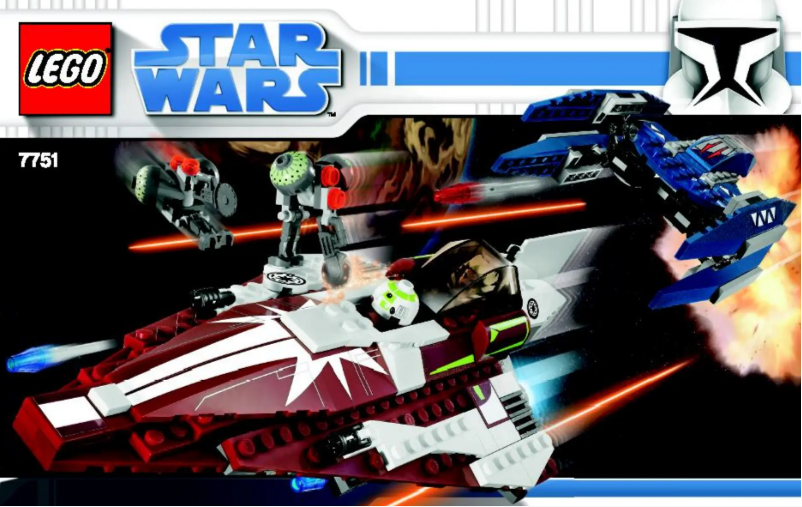 Page n°1 - Manuel utilisateur Lego Ahsoka's Starfighter (TM) & Droids (TM)