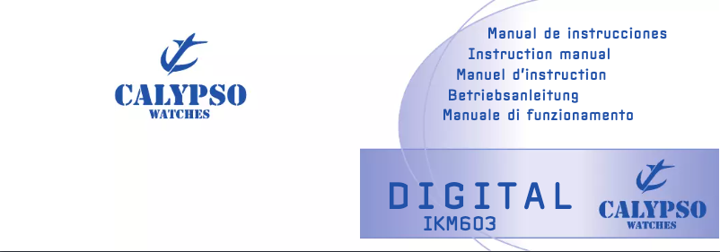 Page n°1 - Manuel utilisateur Calypso K5520