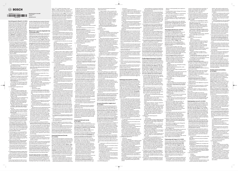 Page n°1 - Manuel utilisateur Bosch GBA 36V 2.0Ah