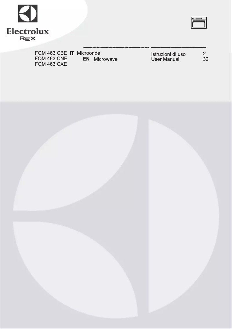 Image de la première page du manuel de l'appareil FQM463CBE