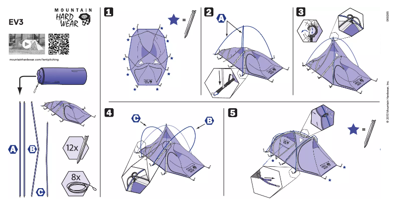 Page 1 de la notice Manuel utilisateur Mountain Hardwear EV 3
