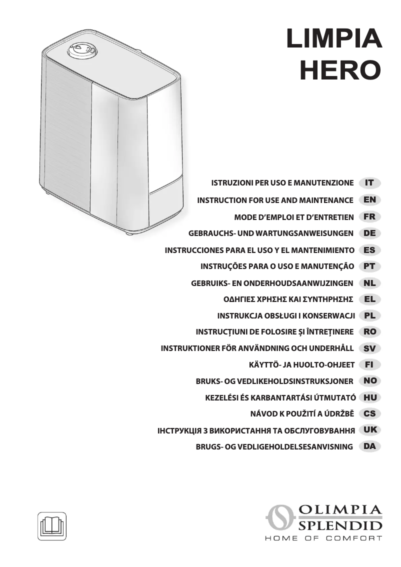 Página 1 del manual Manual de usuario Olimpia Splendid Limpia Hero