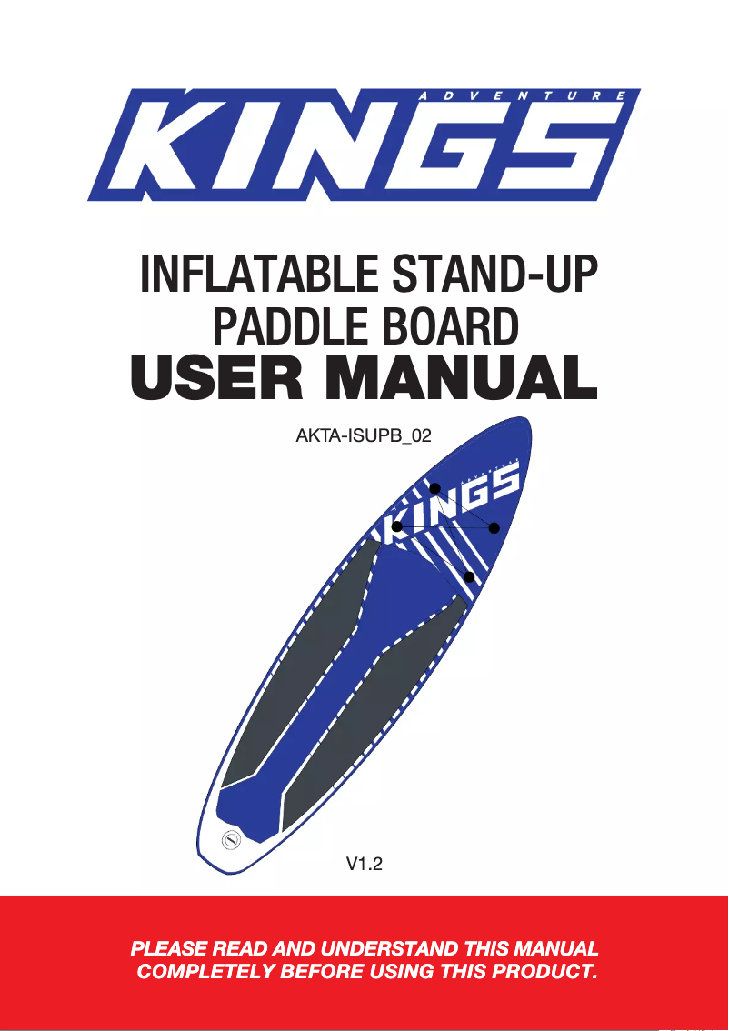 Page 1 de la notice Manuel utilisateur Adventure Kings AKTA-ISUPB_02