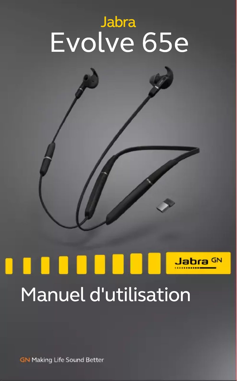 Página 1 del manual Manual de usuario Jabra Evolve 65e