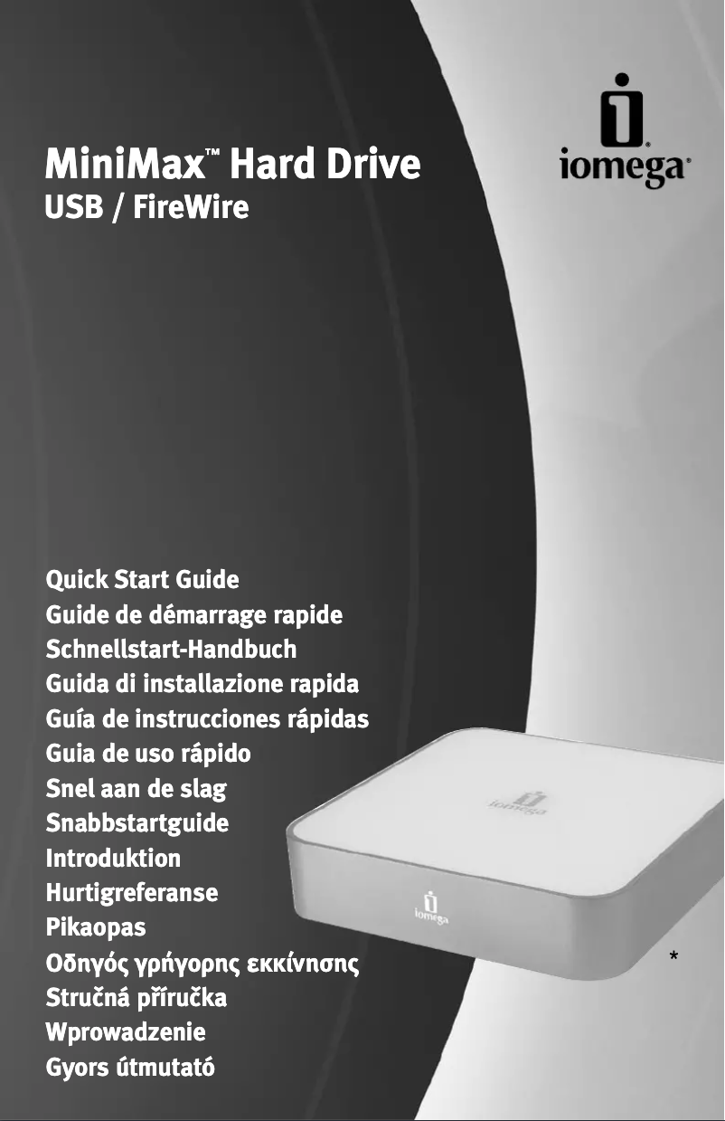 Image de la première page du manuel de l'appareil MiniMax