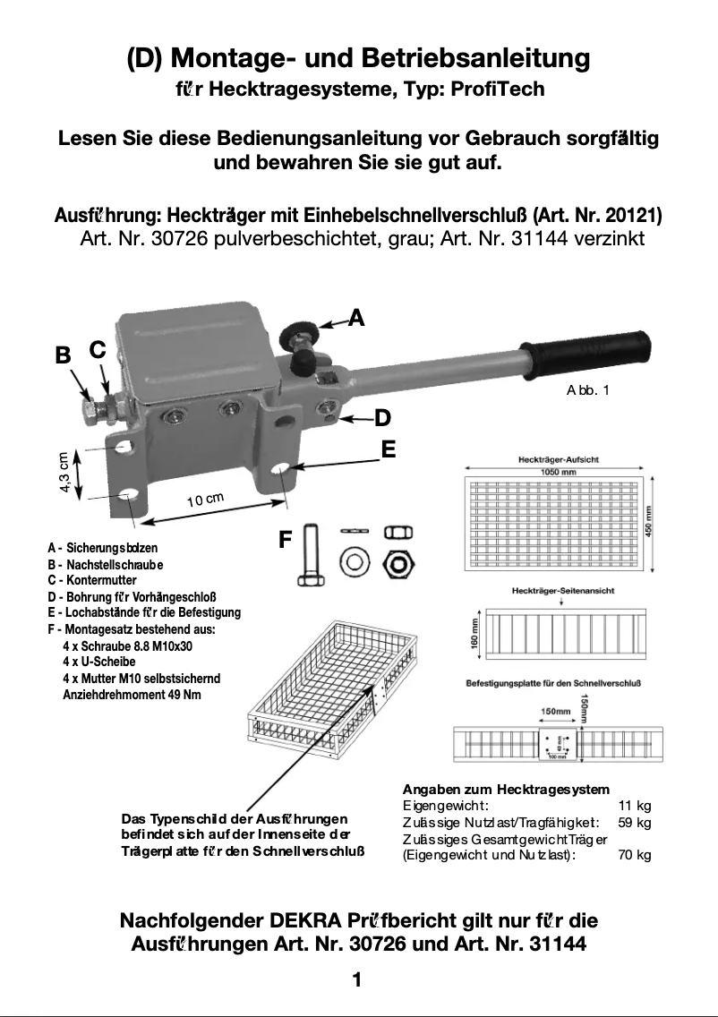 Image de la première page du manuel de l'appareil 20234