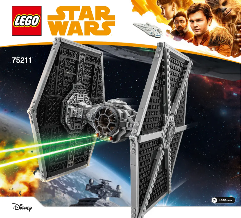 Page n°1 - Manuel utilisateur Lego Star Wars 75211