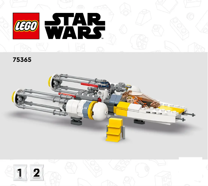 Page 1 de la notice Manuel utilisateur Lego Star Wars 75365